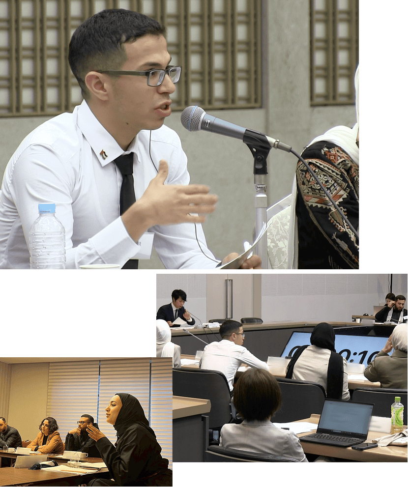 新たな和平プロセスに向けた対話の様子