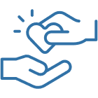 寄付のイメージイラスト