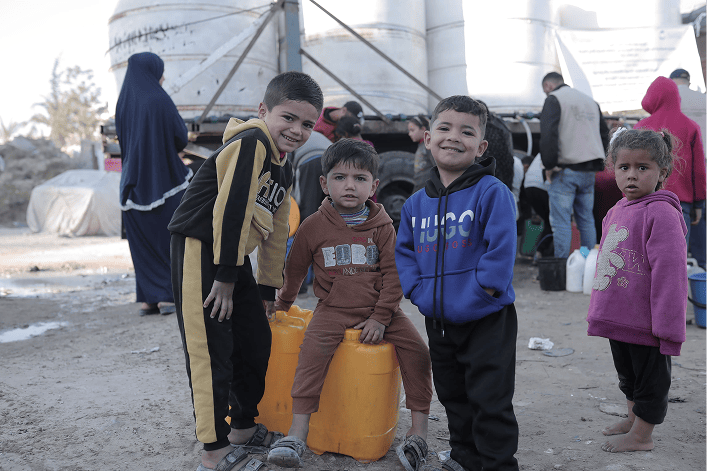 ガザの子どもたちの様子